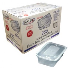 Satco containers 650ml 1x250pcs
